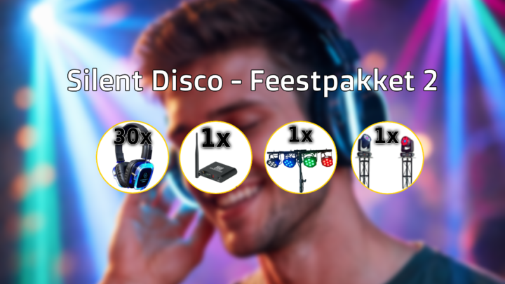 Silent Disco - Feestpakket 2